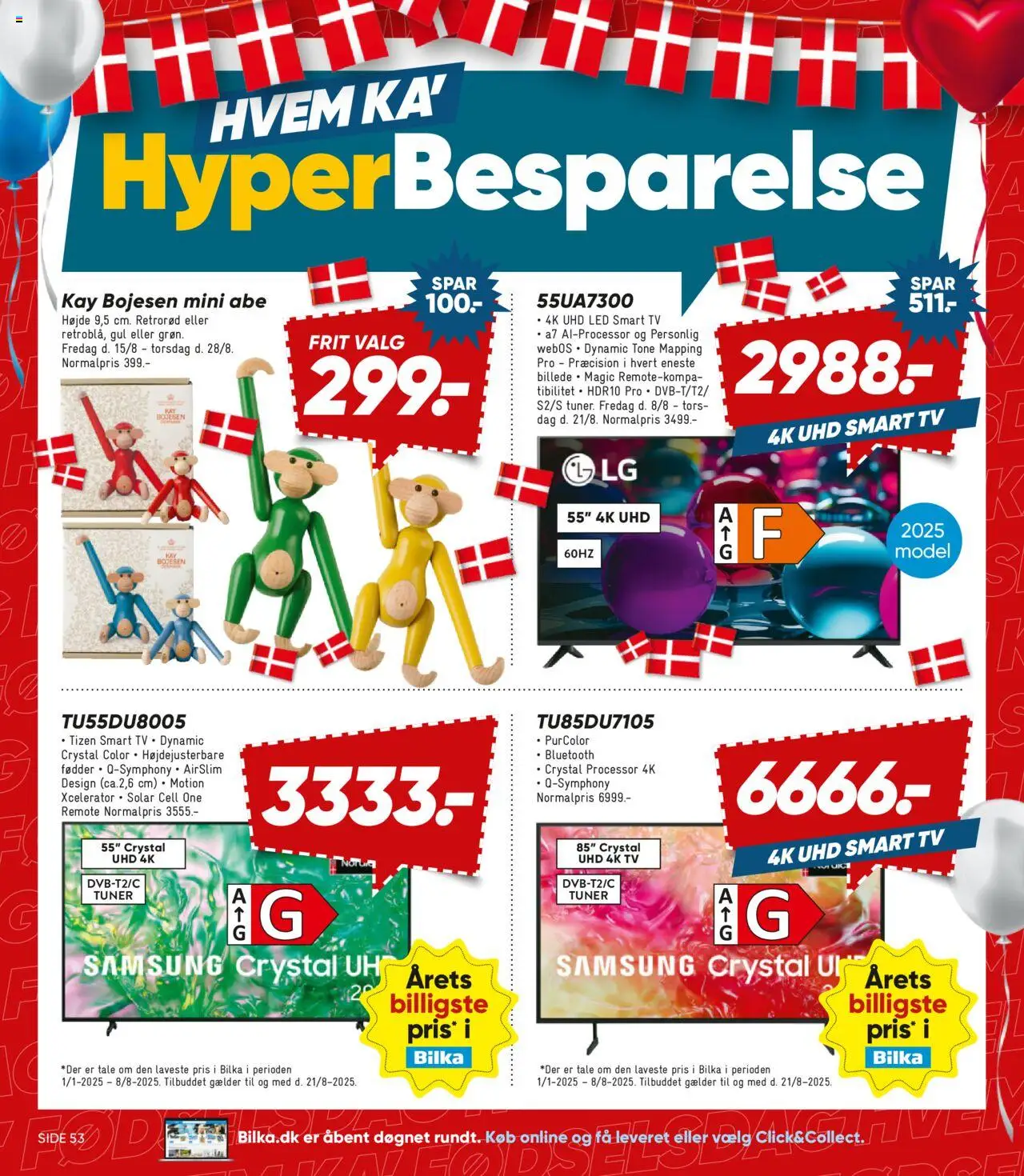 Bilka Tilbudsavis gyldig fra 15.08.2025 | Side: 4 | Produkter: Processor, Smart TV, TV