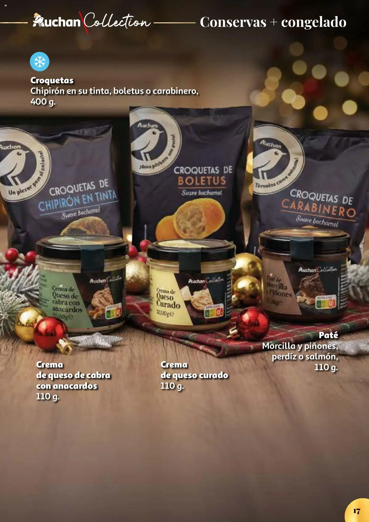 Alcampo -Auchan collection|Auchan Collection Un momento gastronómico excepcional │ válido desde el 15.12.2025 | Página: 17 | Productos: Colonia, Queso, Crema, Croquetas