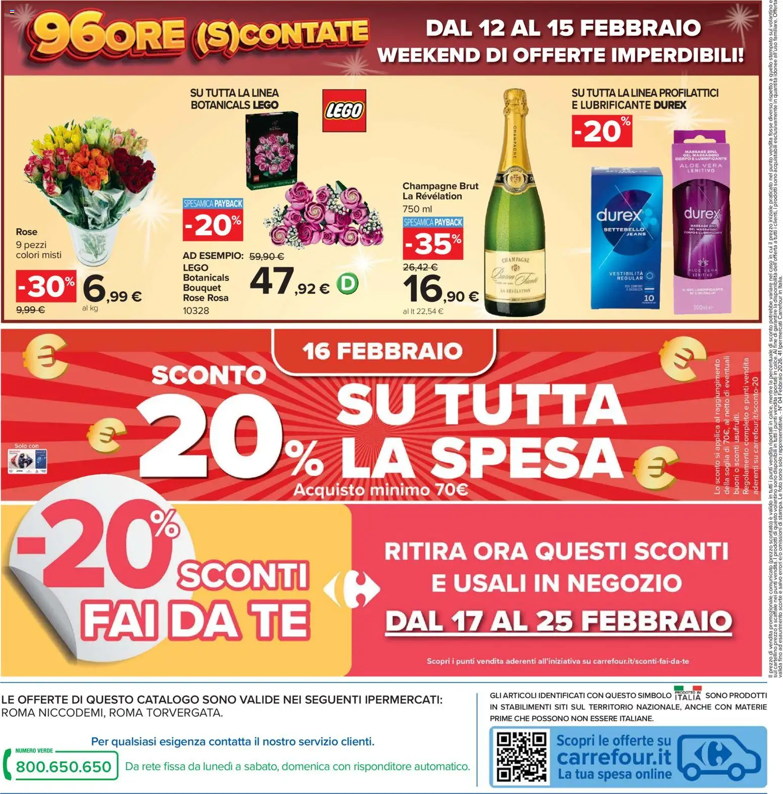 Volantino Carrefour del 06.02.2026 | Pagina: 36 | Prodotti: Lubrificante, Profilattici, Jeans, Aloe vera