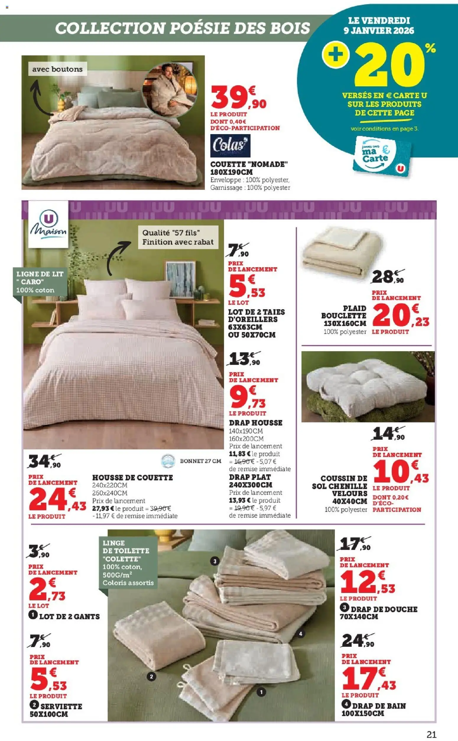 {H1} | Page: 21 | Produits: Bonnet, Coton, Lit, Housse de couette