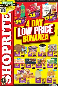 Shoprite specials catalogue – valid from 11.12.2025