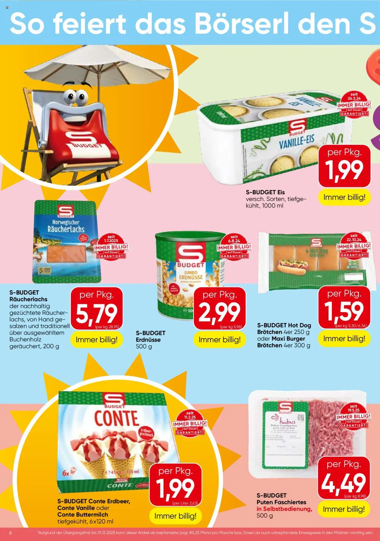 Spar Flugblatt - Wien gültig ab 07.08.2025 | Seite: 6 | Produkte: Eis, Папионка