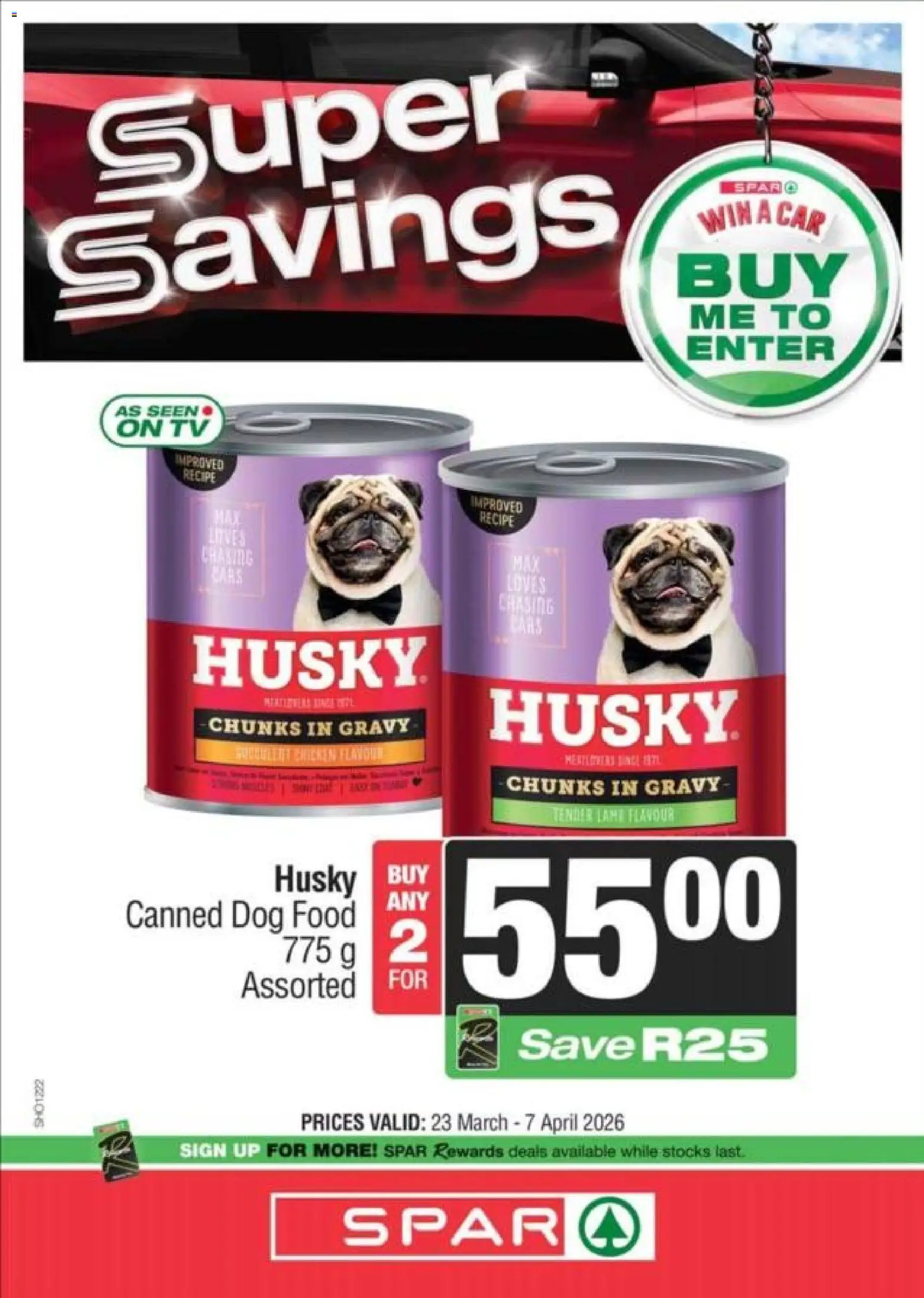 New Superspar catalogue – valid from 23.03.2026 | Page: 9 | Products: TV, Chicken, Gravy, Dog food
