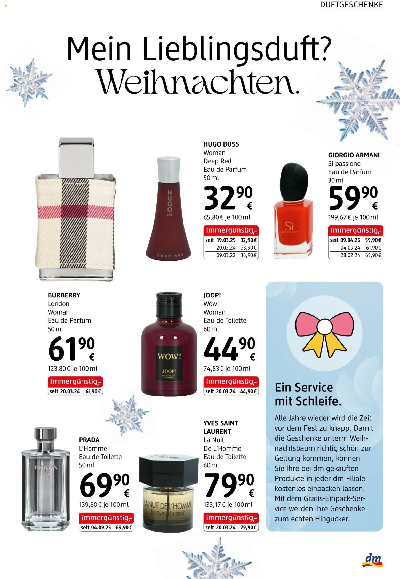dm drogerie markt Journal Dezember 2025 gültig ab 10.12.2025 | Seite: 7 | Produkte: Toilette, Parfüm, Eau de Toilette
