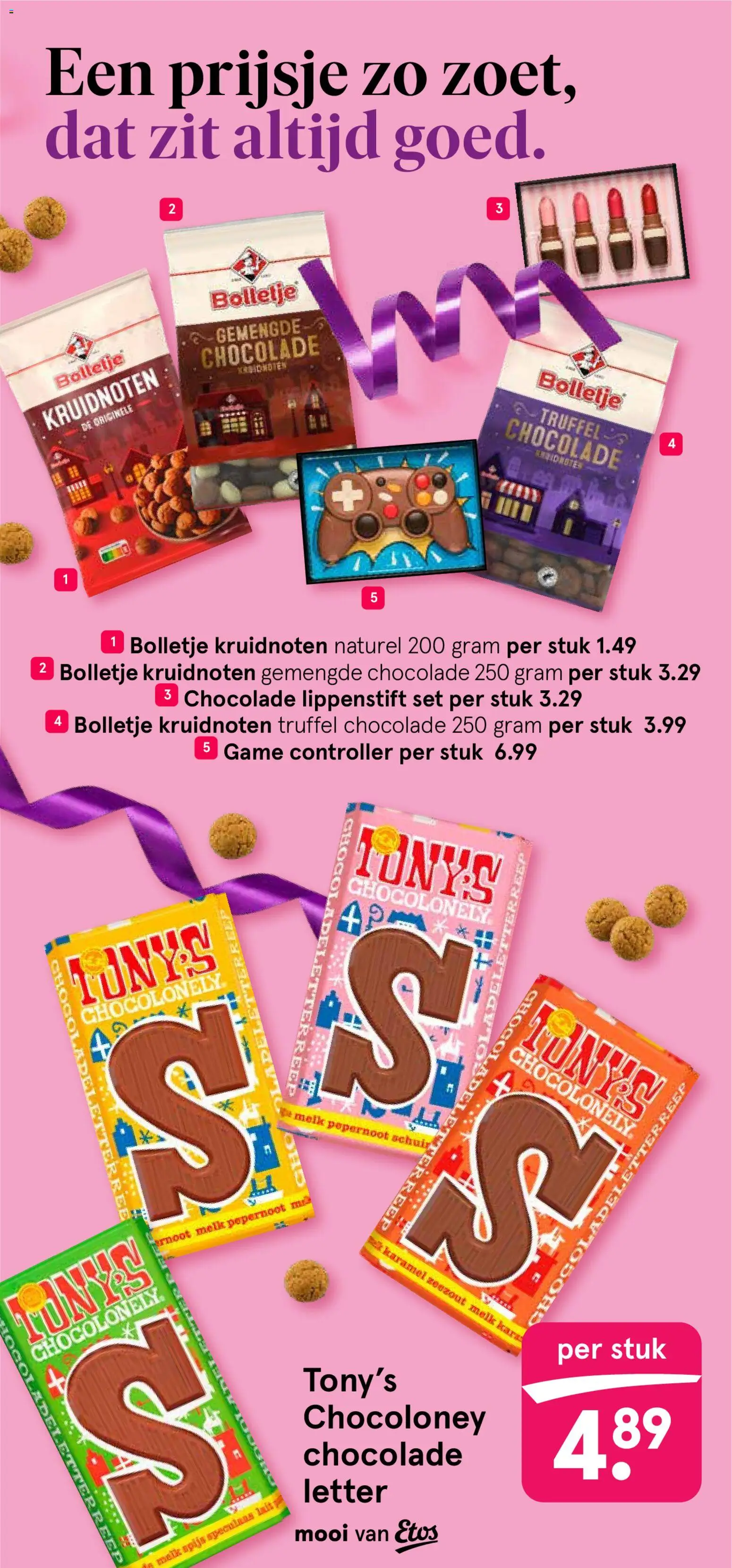 {H1} | Pagina: 19 | Producten: Melk, Chocolade, Zeezout, Lippenstift