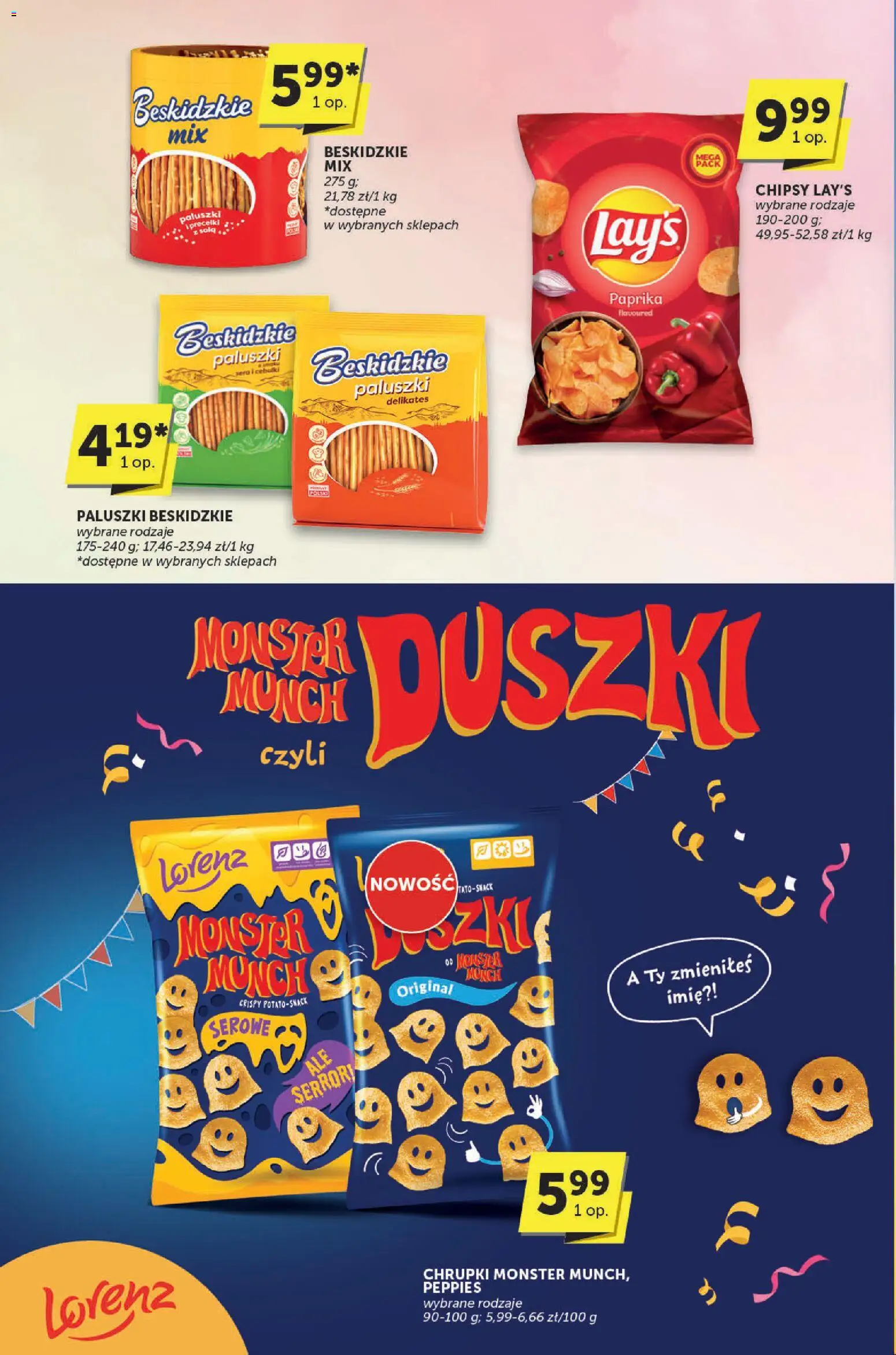 Euro Sklep Gazetka - Katalog od 30.10.2025 | Strona: 22 | Produkty: Chipsy, Chrupki, Paluszki