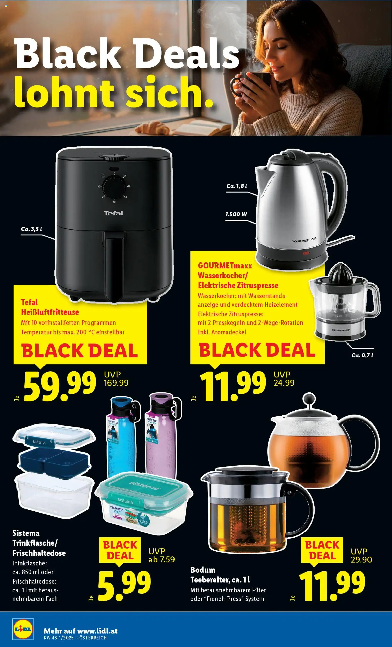 Lidl Flugblatt - Altenmarkt im Pongau, St. Johann im Pongau, Zell am See gültig ab 20.11.2025 | Seite: 32 | Produkte: Wasserkocher