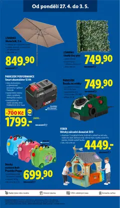Náhled letáku PARKSIDE Bruska na vrtáky, pro velikosti vrtáků: Ø 2,5-19,0 mm, nastavitelný úhel hrotu vrtáku: 115-140°, příkon: 92 W od 27.04.2026 | Strana: 47 | Produkty: Umělý živý plot, Parkside, Kufr, Bruska