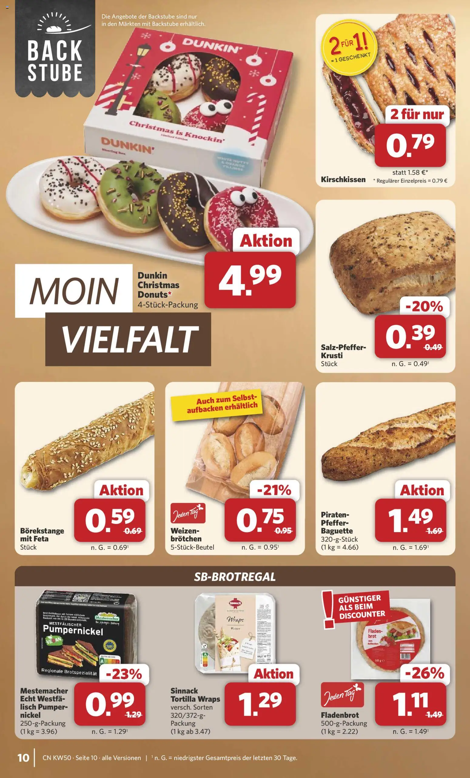 Combi Prospekt 	 – gültig ab 08.12.2025 | Seite: 11 | Produkte: Feta, Baguette, Pfeffer, Brot