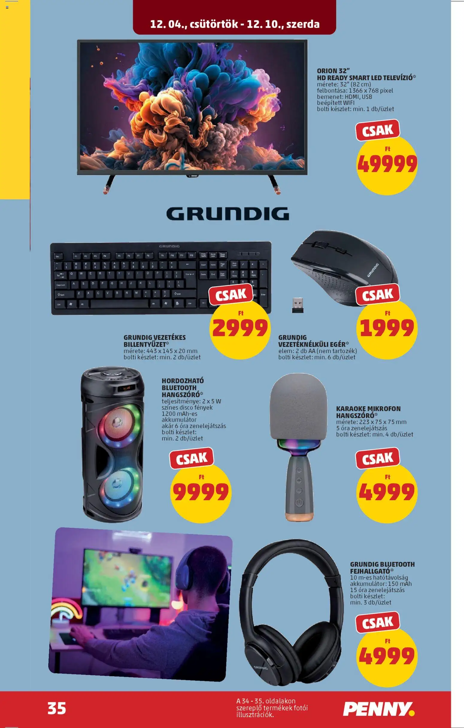 PENNY akciós ujság - amely érvényes a következő dátumtól: 04.12.2025 | Oldal: 39