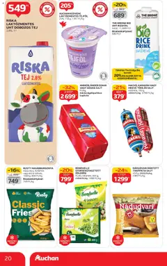 Auchan Akciós újság - amely érvényes a következő dátumtól: 24.10.2025 | Oldal: 20