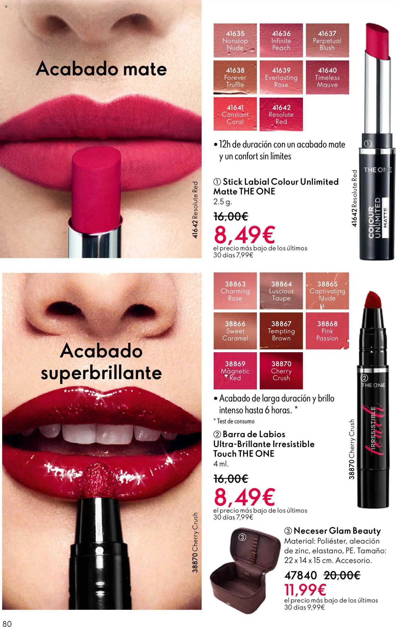 Oriflame - Catálogo Campaña 17 │ válido desde el 10.12.2025 | Página: 80 | Productos: Barra de labios, Neceser