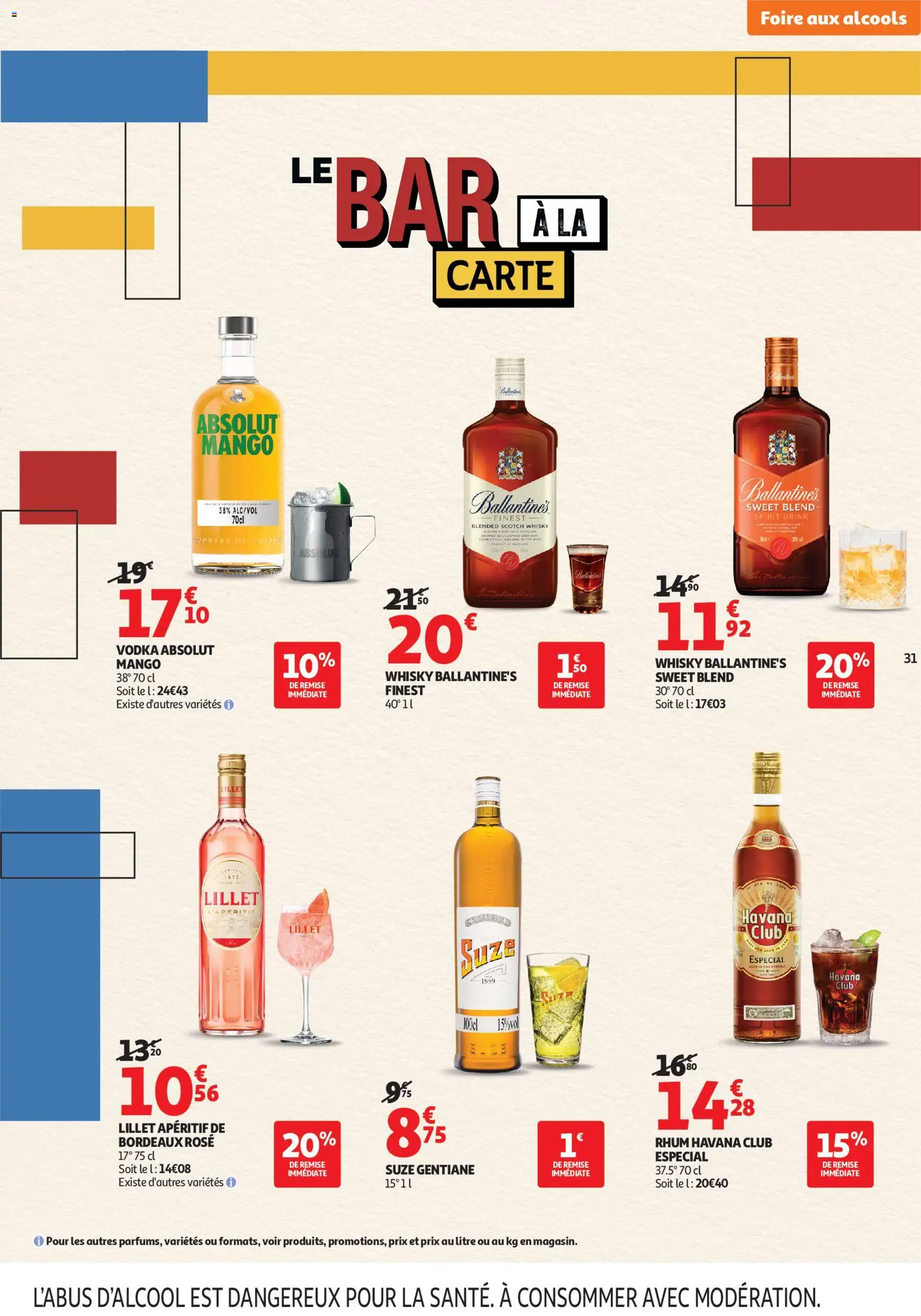 {H1} | Page: 31 | Produits: Vodka, Whisky, Alcools, Rhum