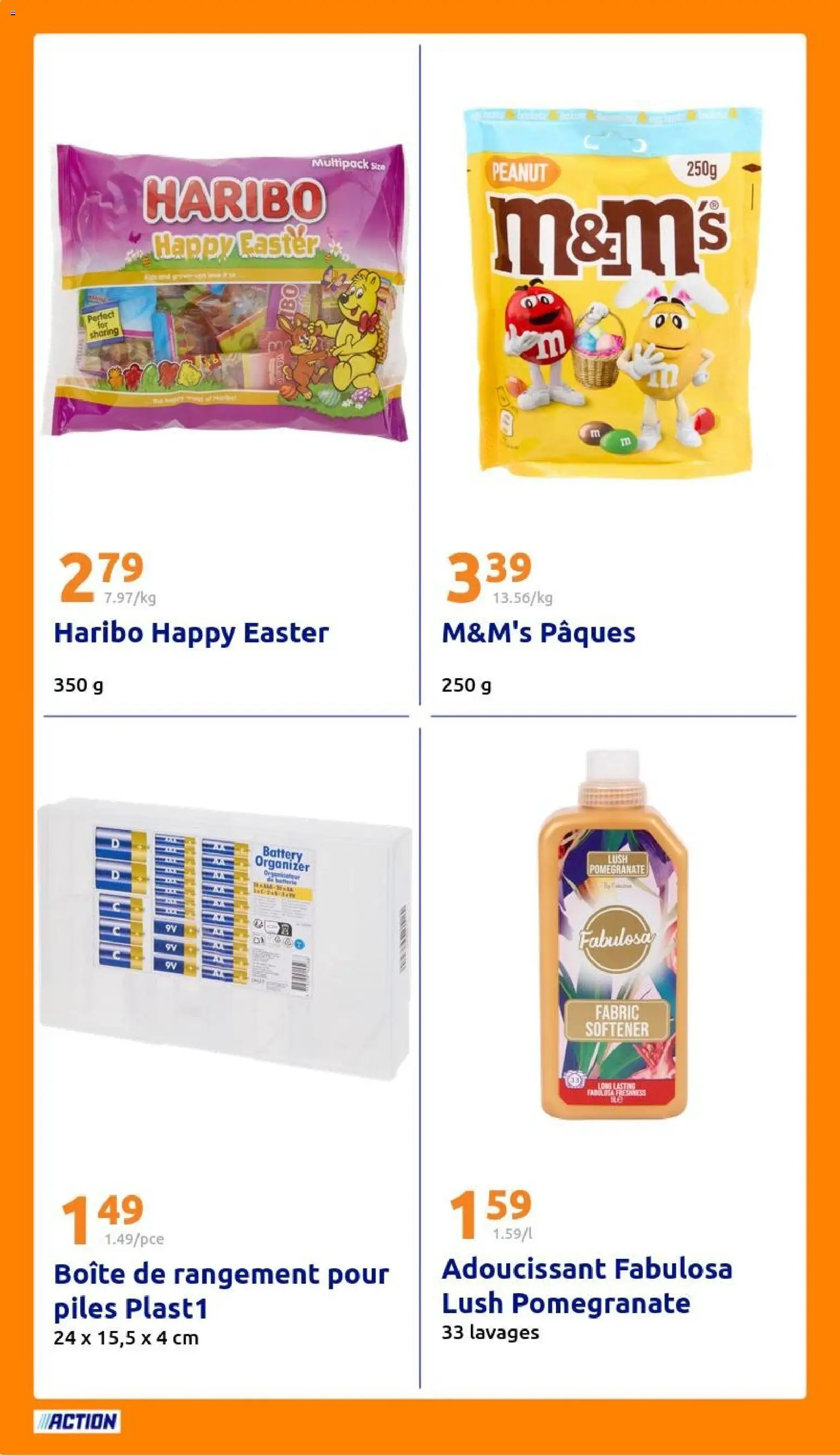 {H1} | Page: 28 | Produits: Adoucissant, Boîte de rangement, Piles