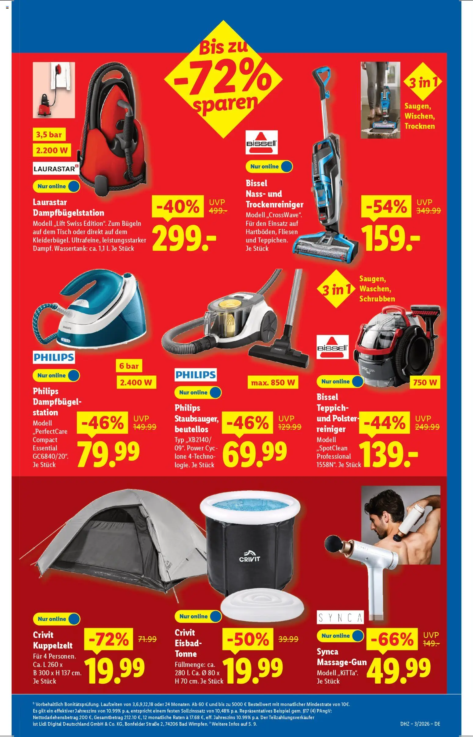 Lidl - Prospekt – gültig ab 12.01.2026 | Seite: 3 | Produkte: Philips, Tisch, Bad, Teppich