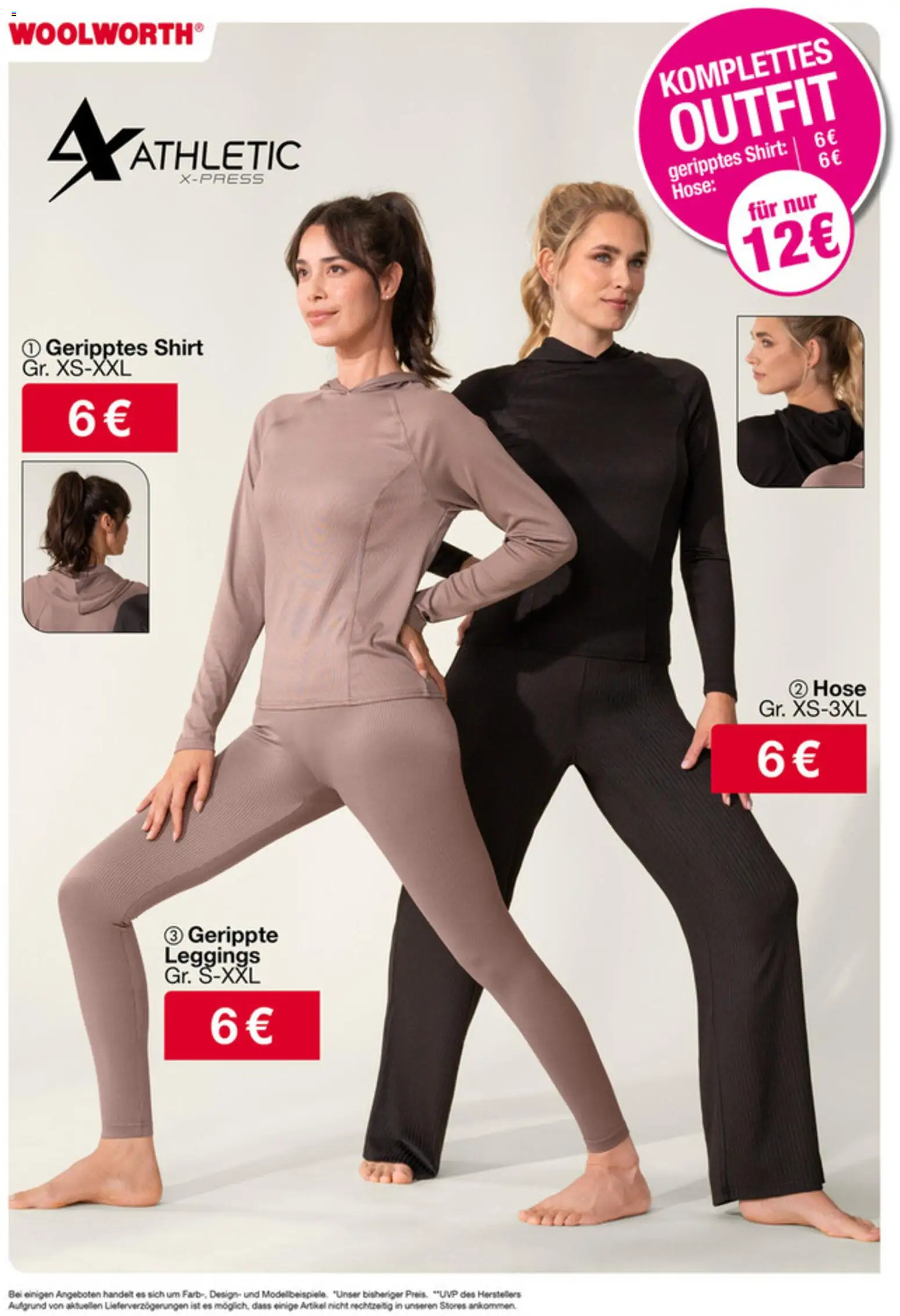 Woolworth Prospekt 	 – gültig ab 02.01.2026 | Seite: 21 | Produkte: Shirt, Hose, Leggings