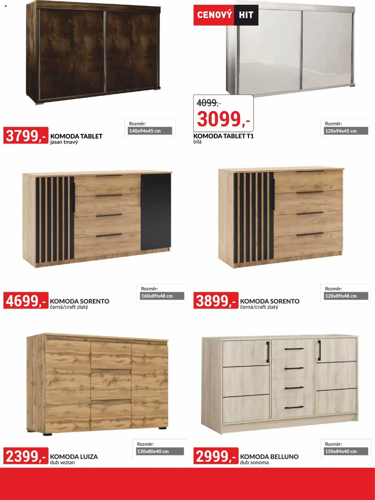 BAUMAX leták - Zařiďte si bydlení podle sebe od 01.03.2026 | Strana: 44 | Produkty: Tablet, Komoda