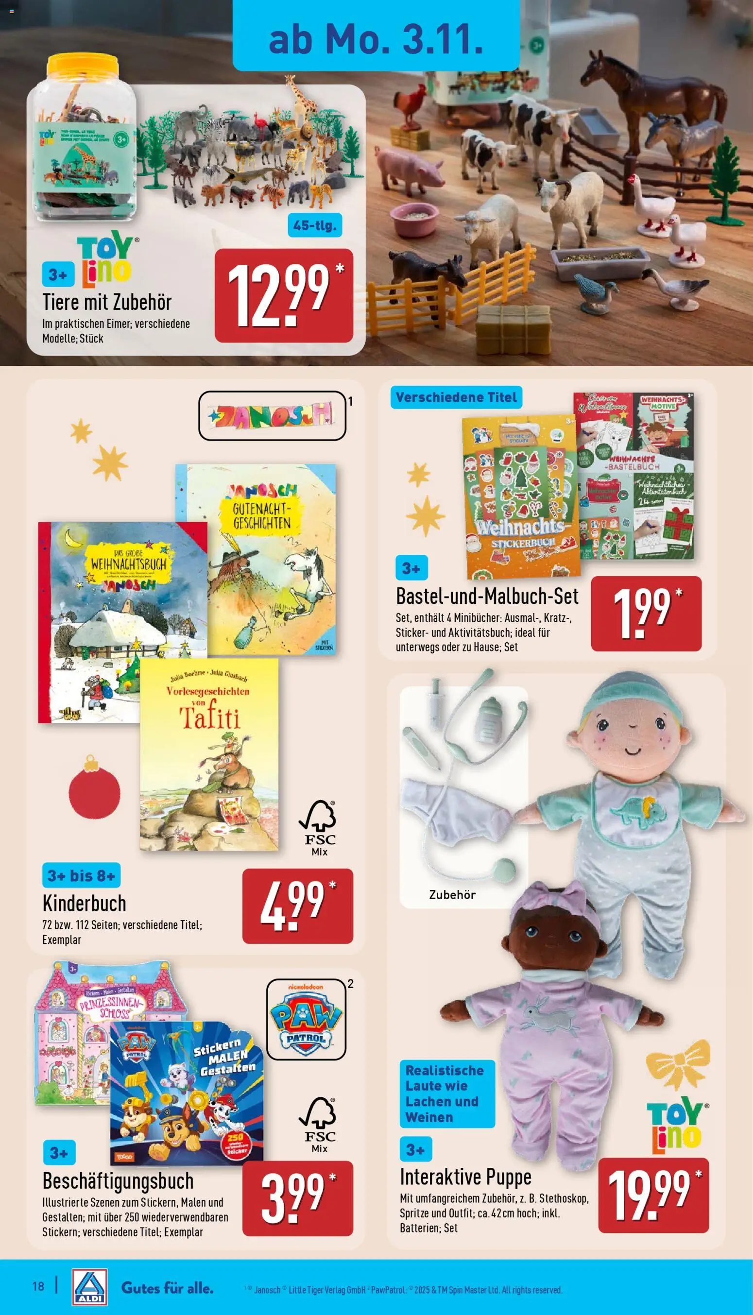 Aldi Prospekt 	 – gültig ab 03.11.2025 | Seite: 18