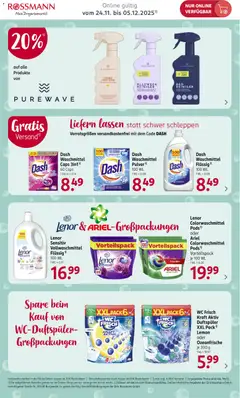 Rossmann Onlineprospekt ab 24.11.2025 gültig | Seite: 6 | Produkte: Ariel, Duft, Waschmittel, Wc frisch