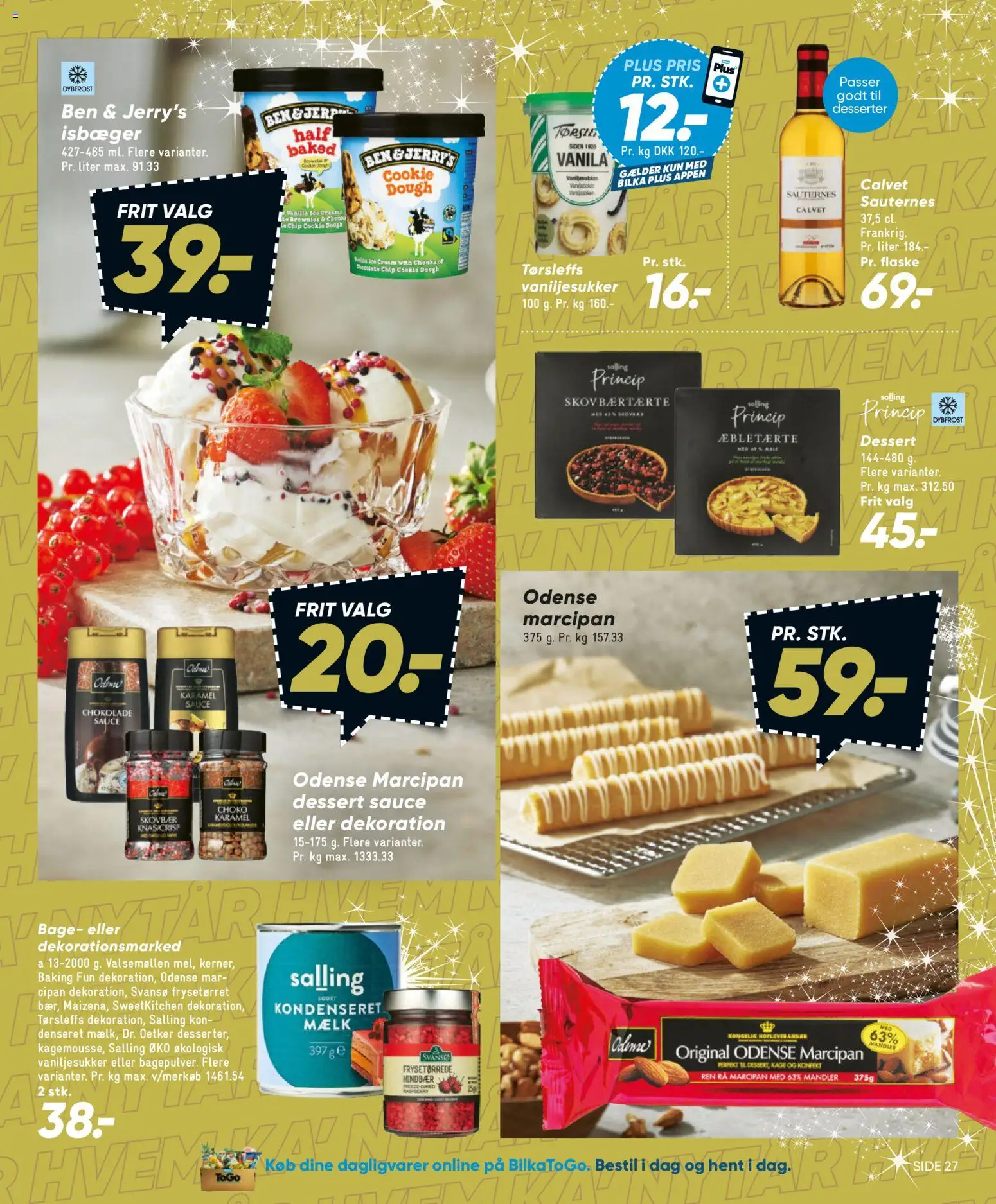 Bilka tilbudsavis – gyldig fra 25.12.2025 | Side: 32 | Produkter: Mælk, Te, Mandler, Hindbær