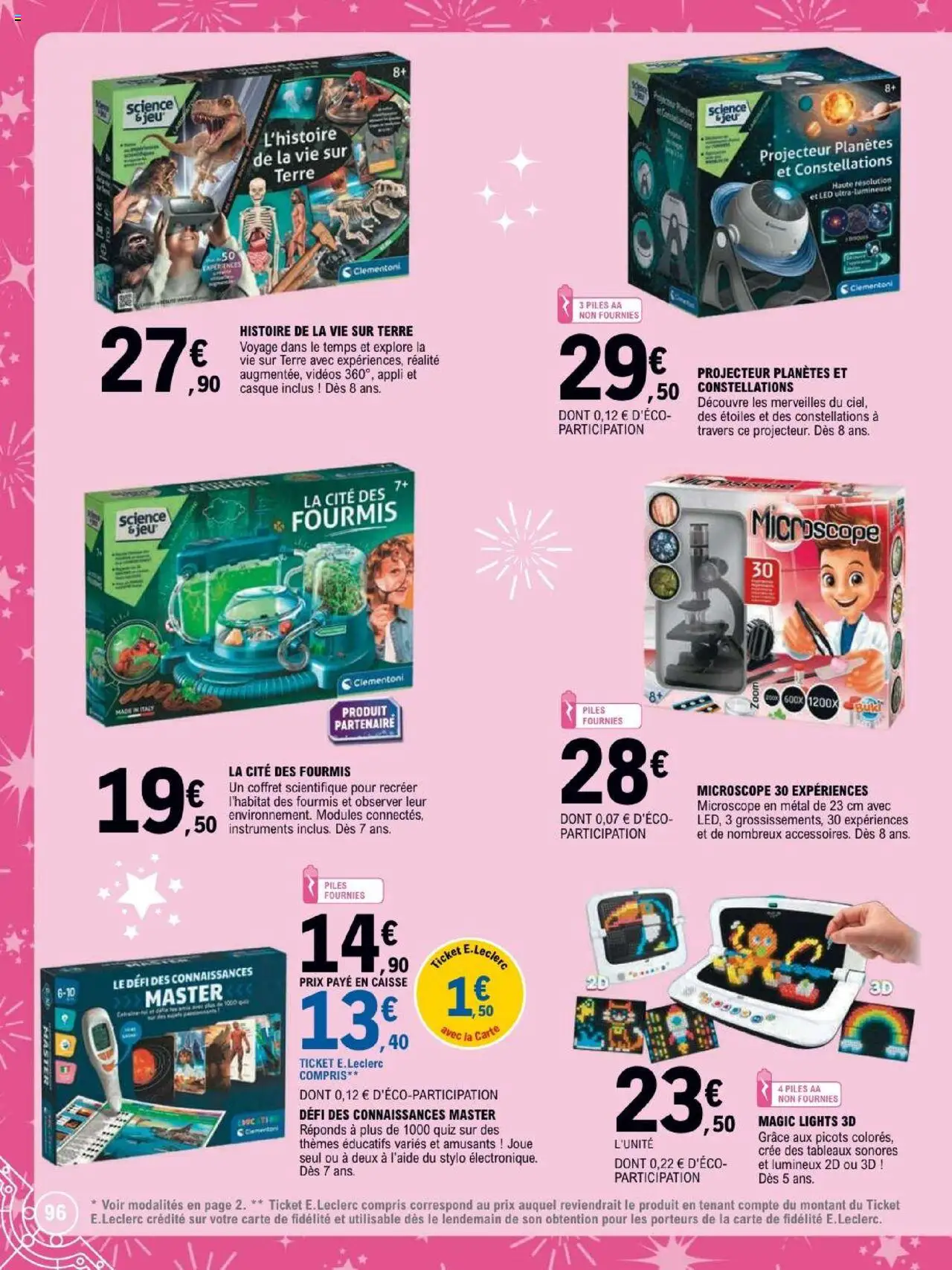 {H1} | Page: 96 | Produits: Stylo, Projecteur, Piles, Casque