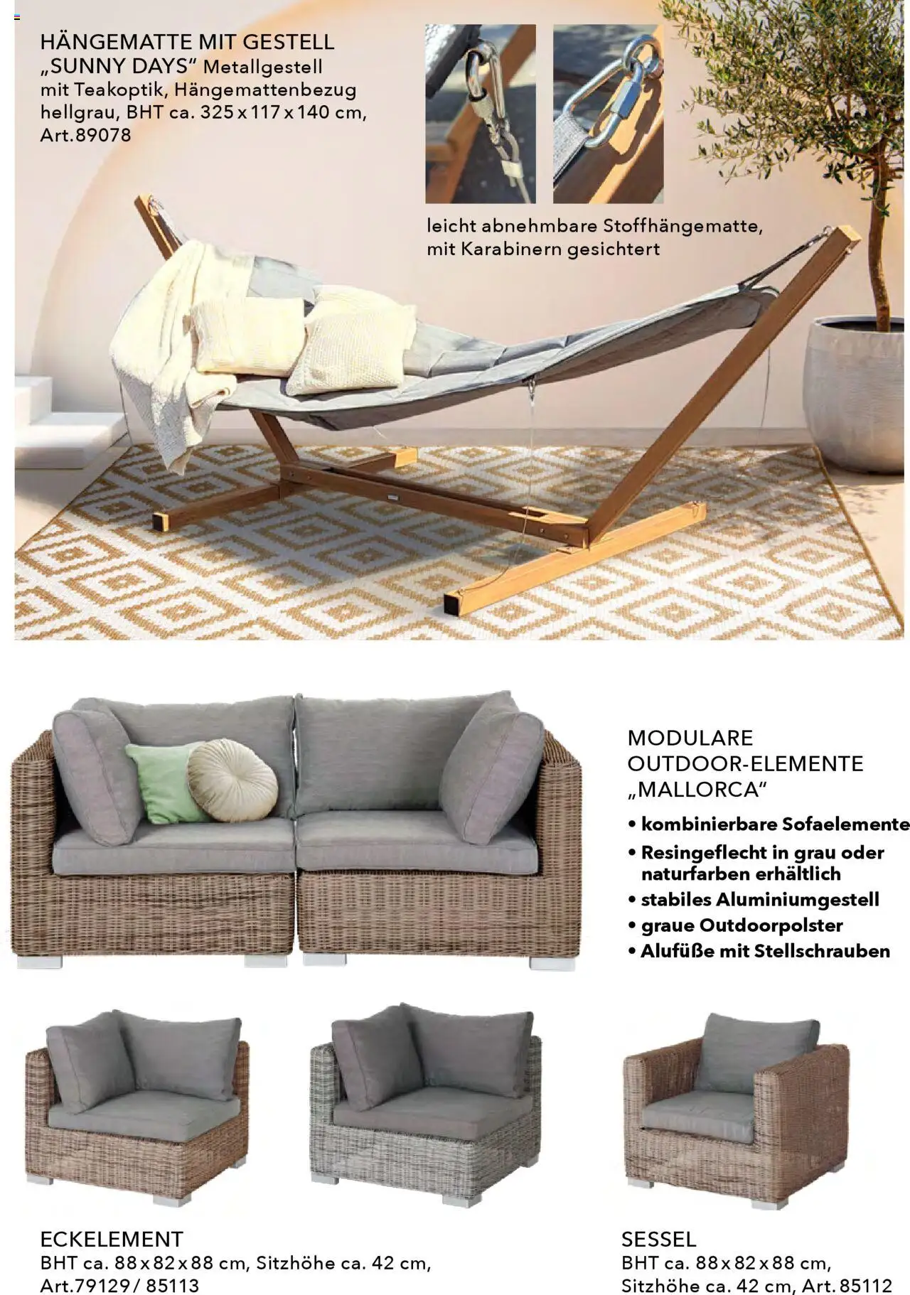 Rahaus Prospekt Gartenmöbel – gültig ab 07.04.2025 | Seite: 13 | Produkte: Sessel