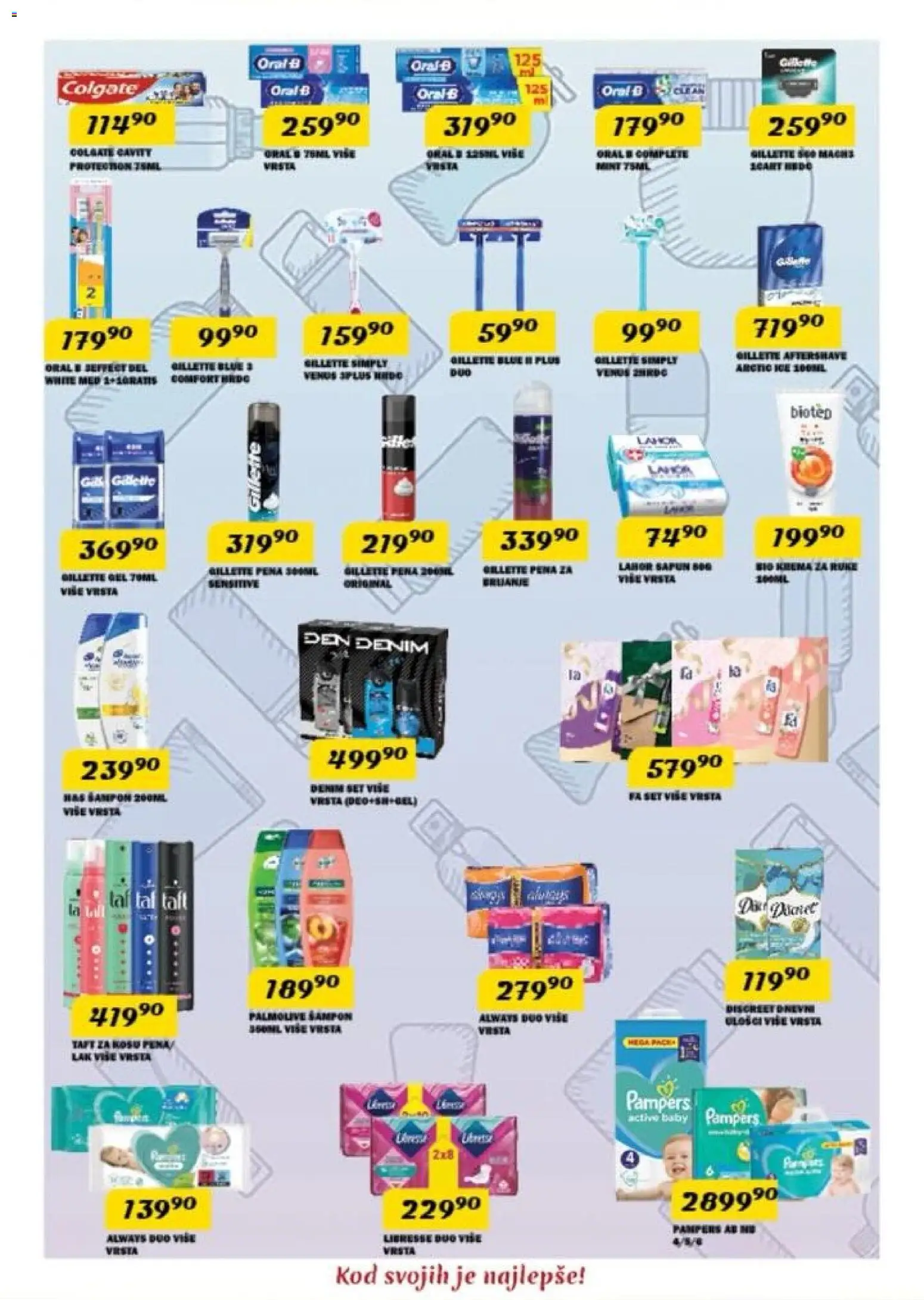 VP Dima katalog - važi od 29.01.2026 | Strana: 10 | Proizvode: Colgate, Pampers, Šampon, Sapun