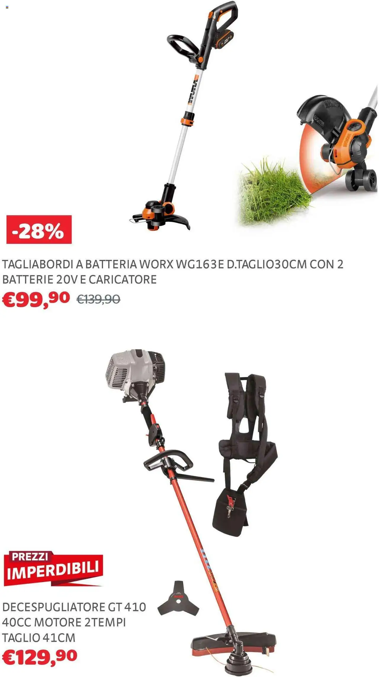 Volantino Brico Center del 02.07.2025 | Pagina: 9 | Prodotti: Decespugliatore, Batteria, Batterie
