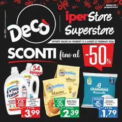 Anteprima del volantino Decò iperStore, Superstore - Sicilia catalogo valido a partire dal 13.02.2026