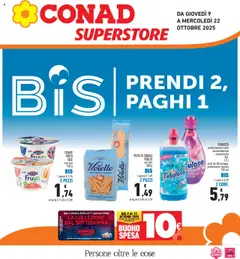 Anteprima del volantino Conad Superstore Piemonte catalogo valido a partire dal 09.10.2025