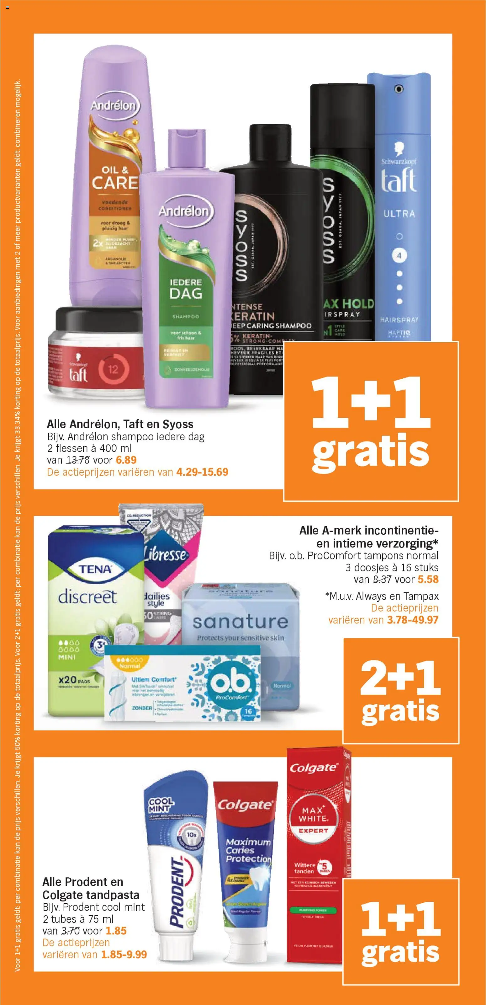 {H1} | Pagina: 30 | Producten: Pads, Tampons, Shampoo, Conditioner