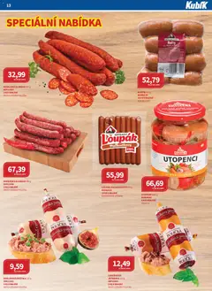 Náhled letáku Kubík leták - Velkoobchod 11/2025 od 01.11.2025 | Strana: 13 | Produkty: Polička, Uzeniny, Utopenci, Paštika