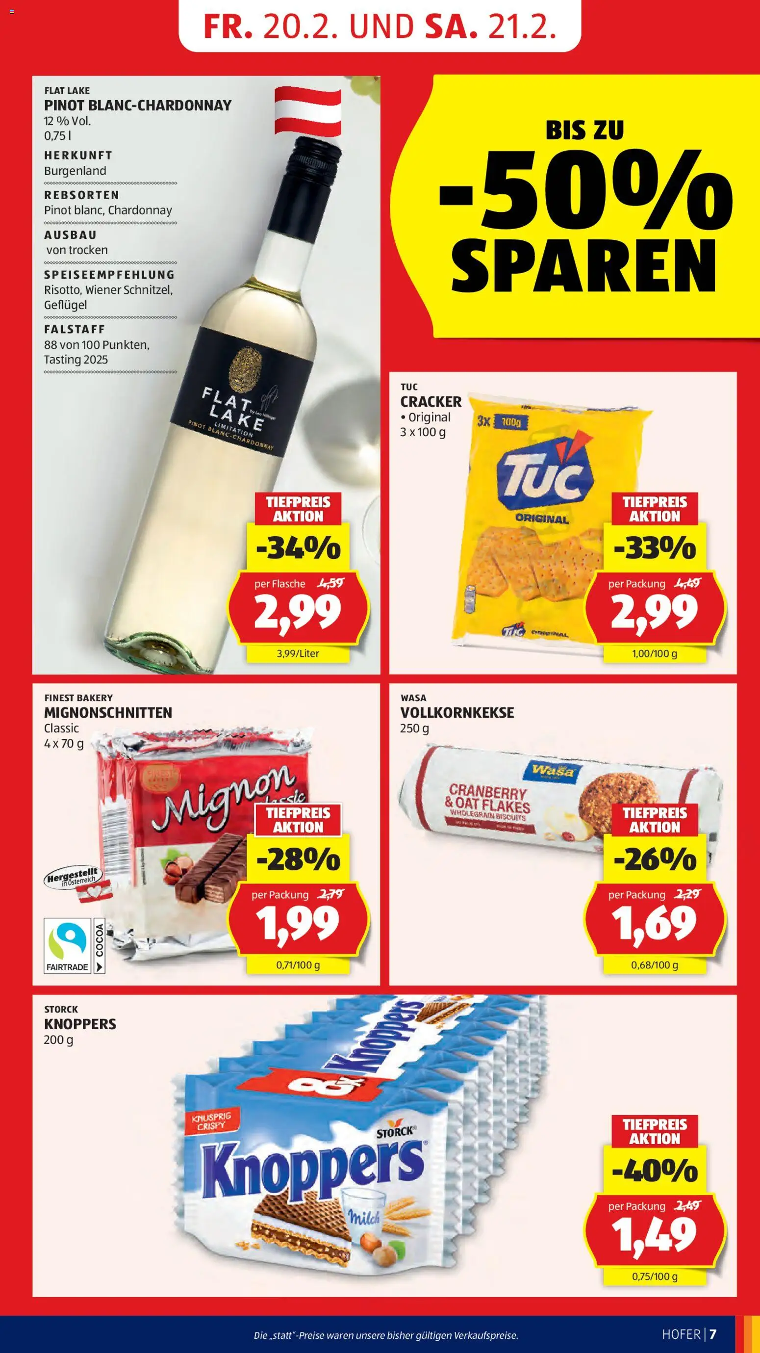 Hofer Flugblatt gültig ab 20.02.2026 | Seite: 9 | Produkte: Milch