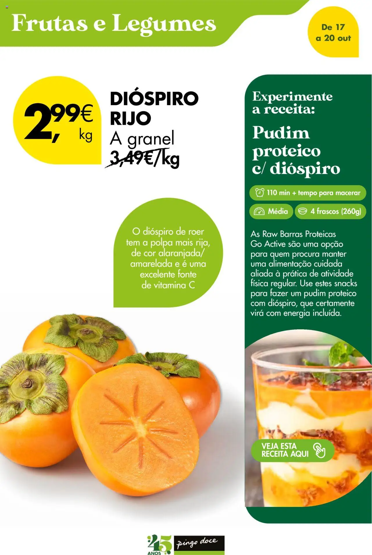Pingo Doce Poupe este Fim de Semana │ válido de 17.10.2025 | Página: 8 | Produtos: Pudim, Vitamina c