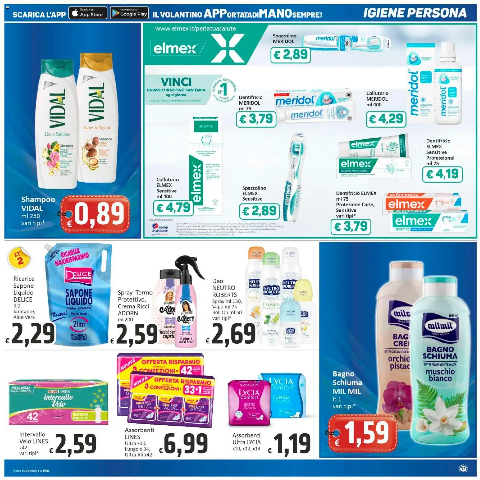 Volantino Paghi Poco del 20.02.2026 | Pagina: 17 | Prodotti: Sapone, Scaffale, Aloe vera, Bagno