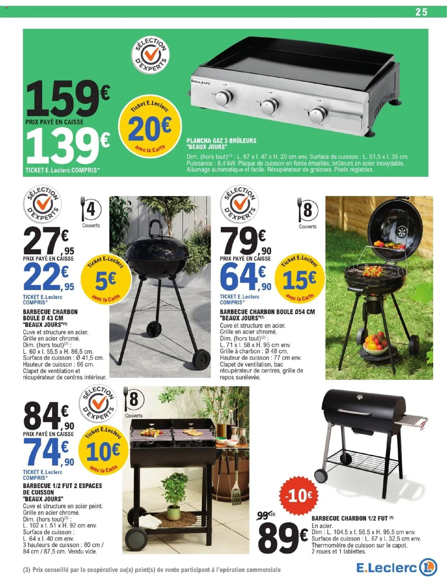 {H1} | Page: 25 | Produits: Barbecue, Plaque de cuisson, Barbecue charbon, Thermomètre