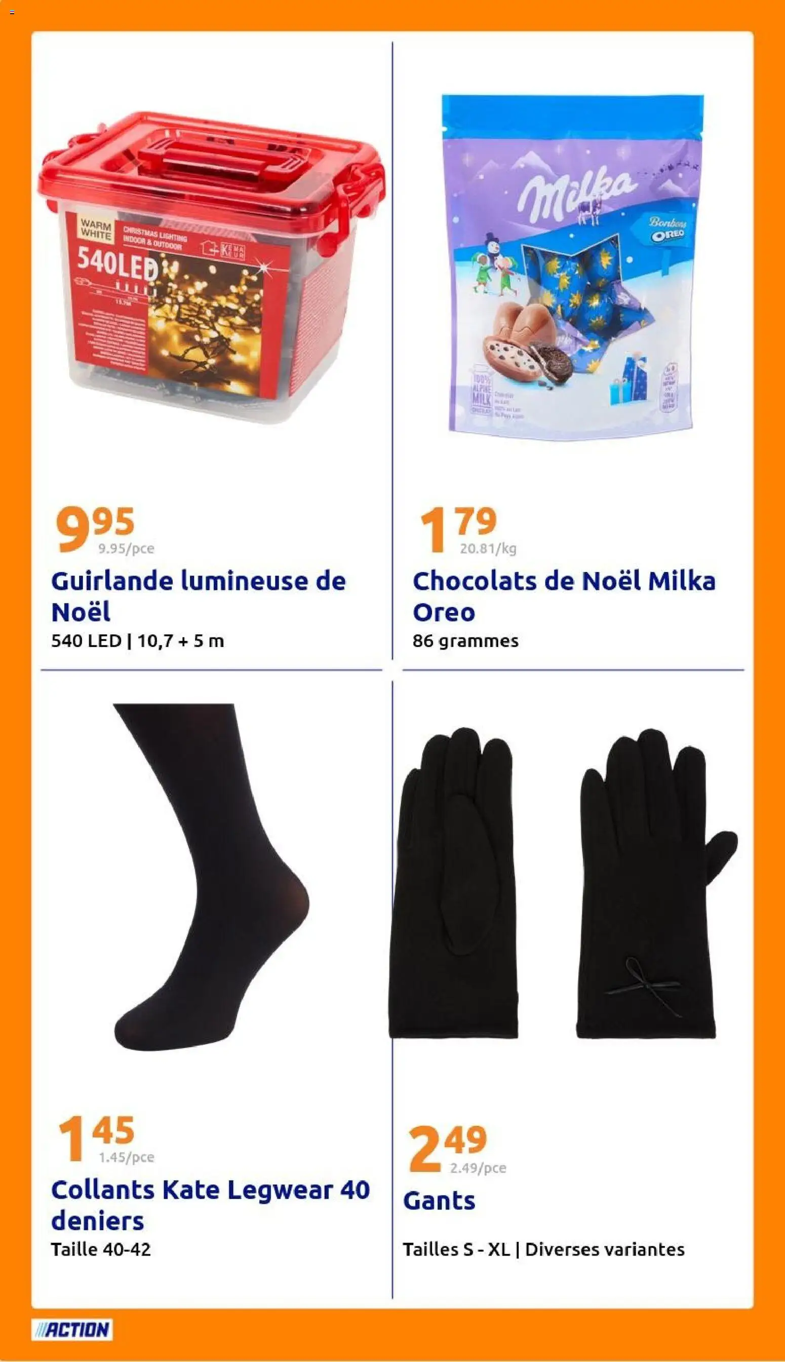 {H1} | Page: 26 | Produits: Collants, Guirlande lumineuse, Chocolats de noël, Gants