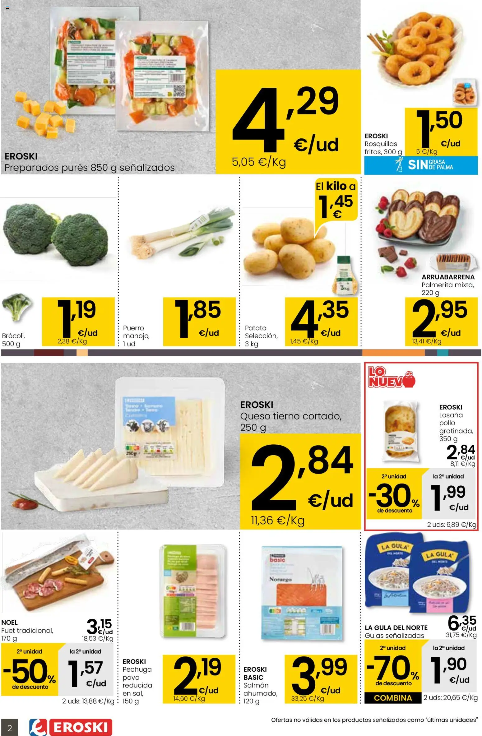 Eroski -  Aliprox │ válido desde el 05.01.2026 | Página: 2 | Productos: Queso, Lasaña