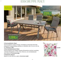 Pflanzen-Kölle GARTENMÖBEL 2026 ab 07.03.2026 gültig | Seite: 19 | Produkte: Essgruppe