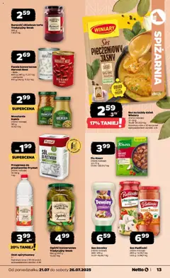 Netto gazetka - Spożywcza od 21.07.2025 | Strona: 13