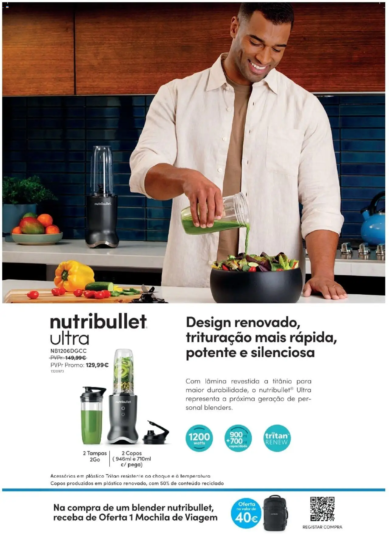 Radio Popular - Folheto Especial Nutribullet │ válido de 04.08.2025 | Página: 4 | Produtos: Mochila, Copos