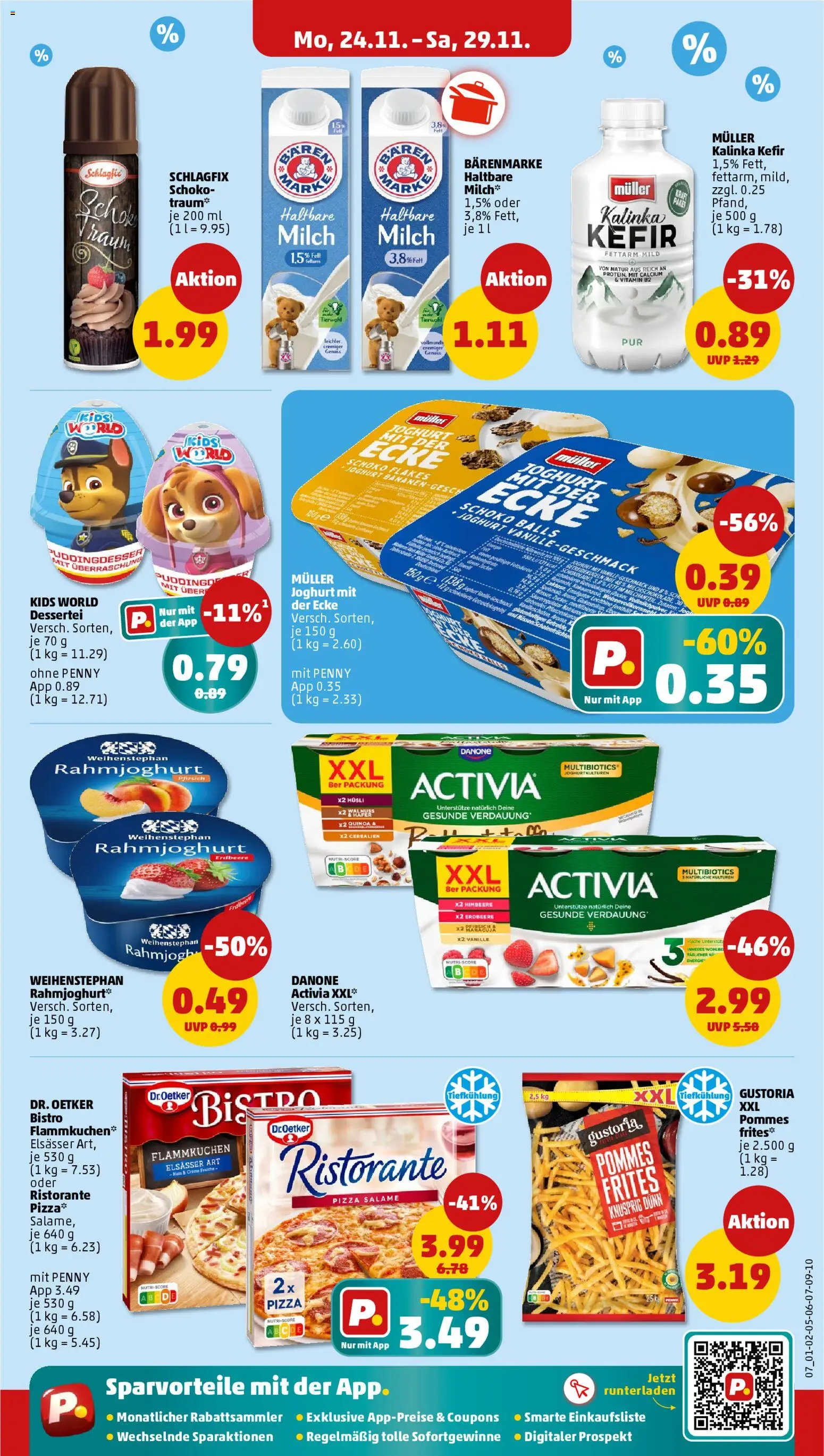 Penny - Black Friday – gültig ab 24.11.2025 | Seite: 7 | Produkte: Joghurt, Creme, Pfirsich, Pizza