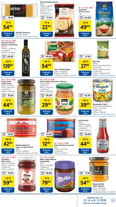 Náhled letáku Tropicane Třtinový cukr, Třtinový cukr 1 kg od 22.04.2026 | Strana: 21 | Produkty: Olivový olej, Kečup Kand, Vepřové maso ve vlastní šťávě, Cukr
