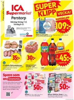 ICA Supermarket - Perstorp - Förhandsvisning av reklamblad från butik ICA Supermarket aktuell från 08.09.2025