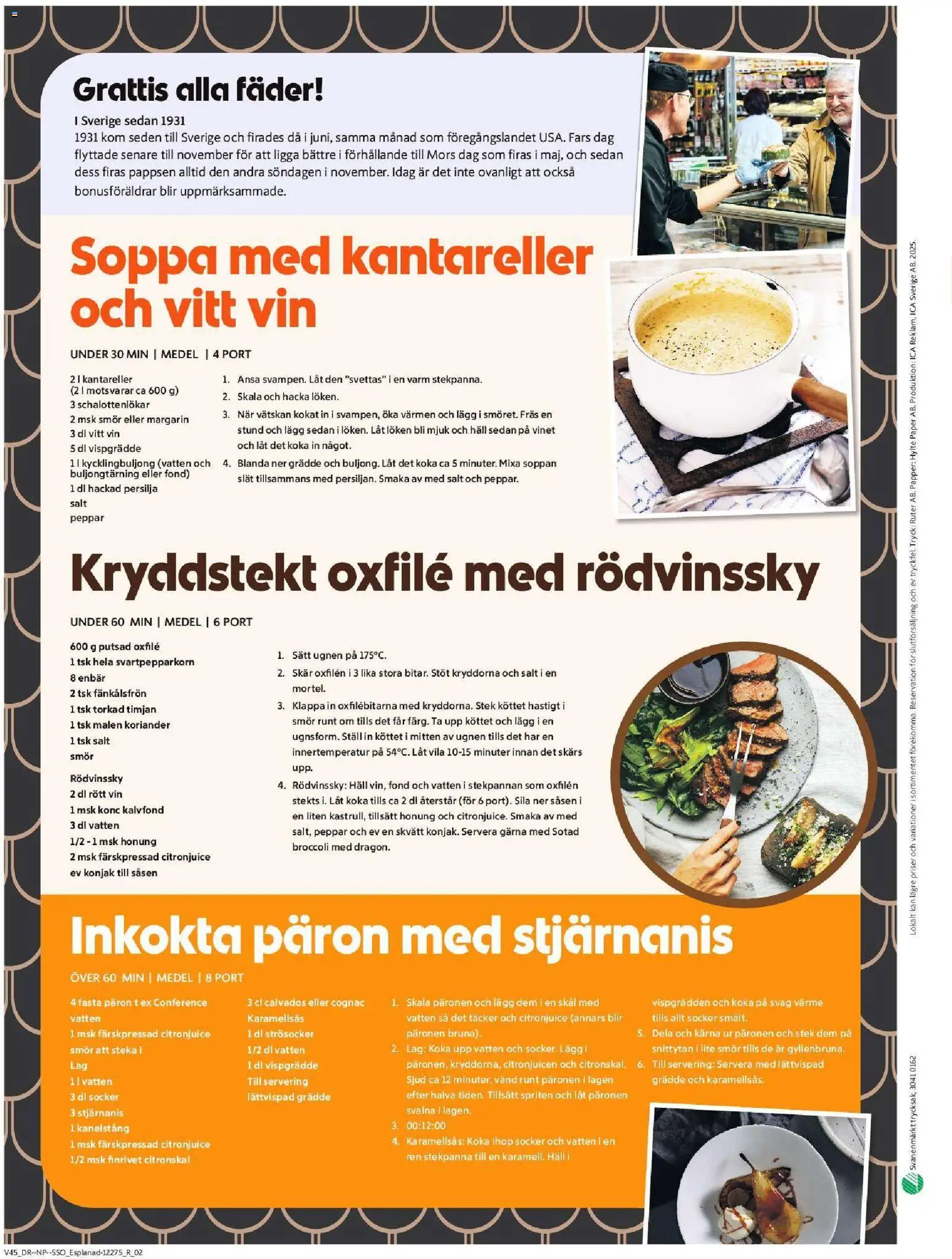 ICA Supermarket reklamblad aktuell från 03.11.2025 | Sida: 10 | Produkter: Kycklingbuljong, Vin, Häll, Fräs