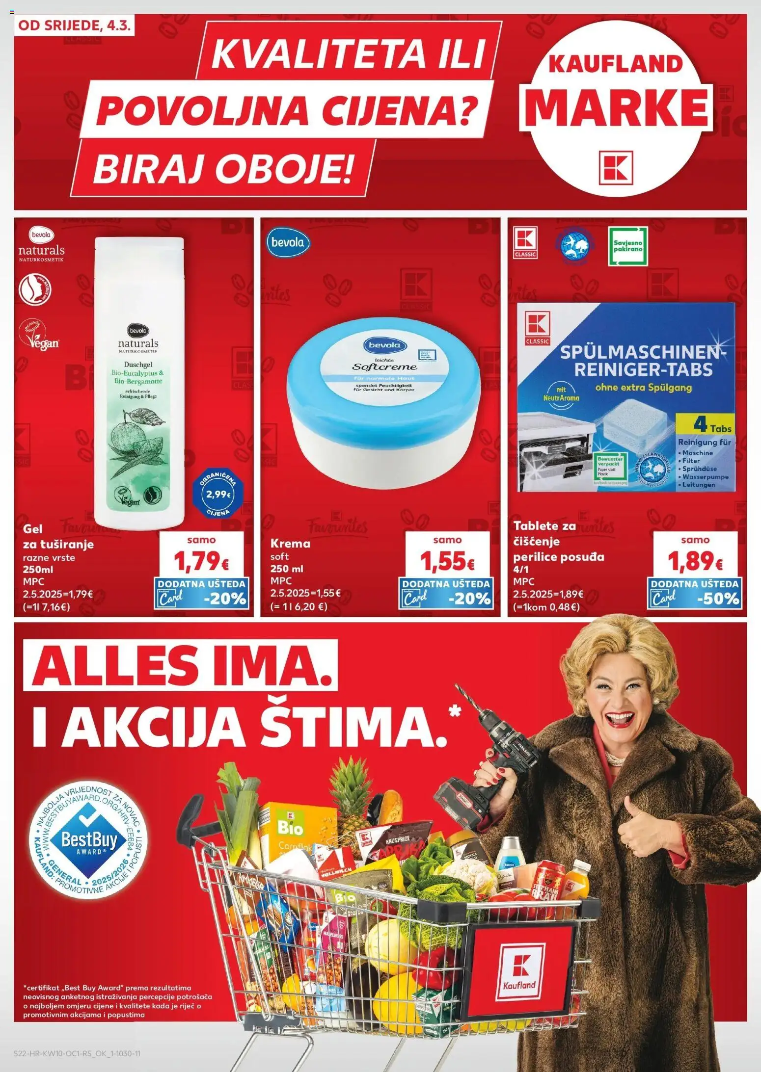Kaufland katalog | vrijedi od 04.03.2026 | Stranica: 22 | Proizvodi: Krema