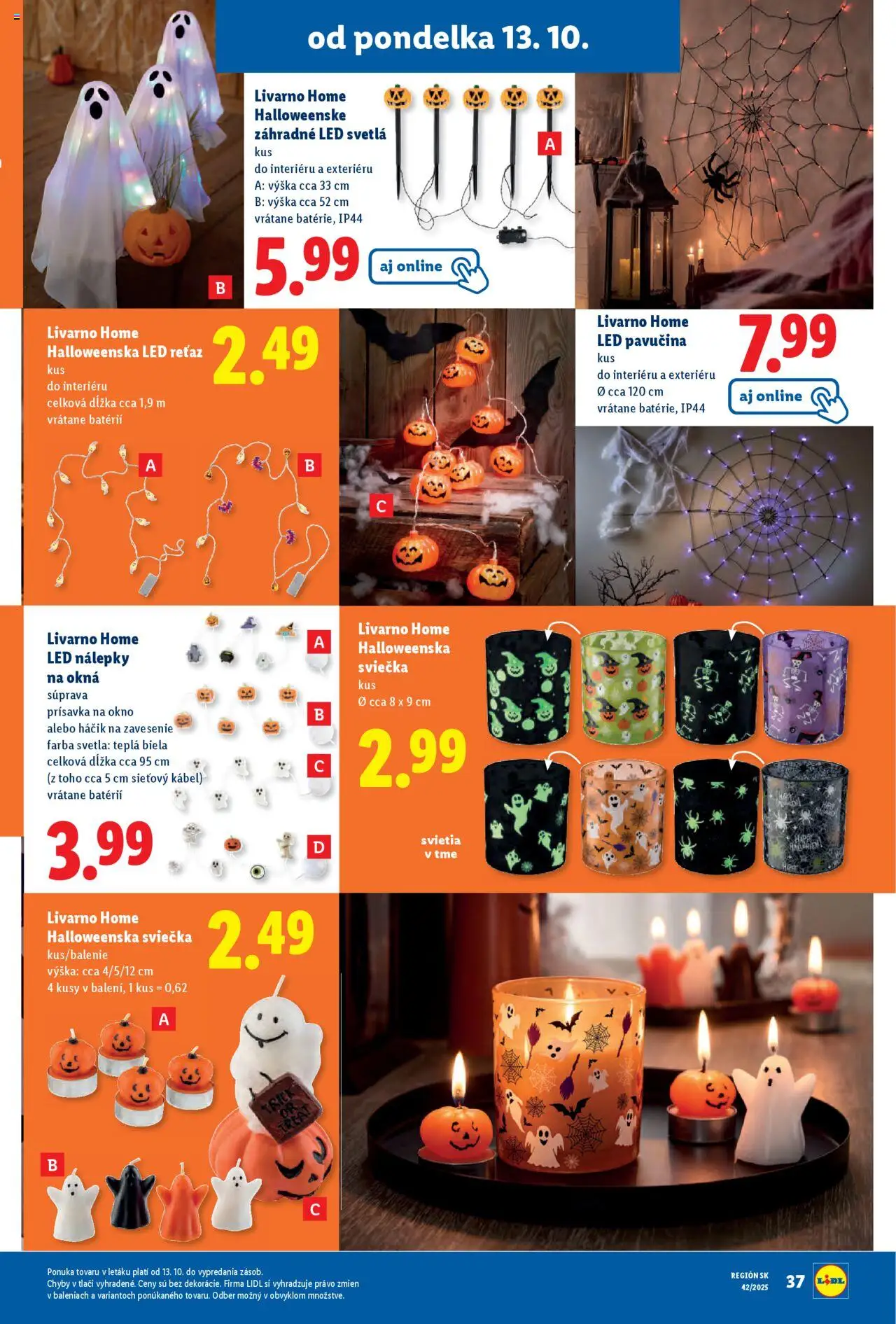 Nové Lidl akcie – leták je platný od 13.10.2025 | Strana: 55 | Produkty: Led svetlá, Kábel, Svetlá
