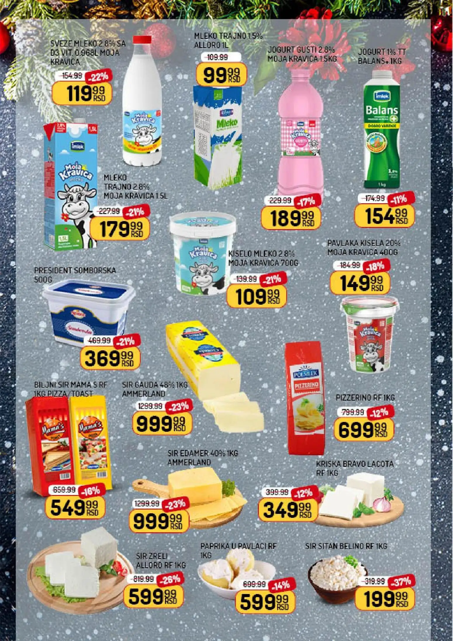 Aman katalog - važi od 20.12.2025 | Strana: 6 | Proizvode: Sveže mleko, Paprika, Moja kravica, Pavlaka