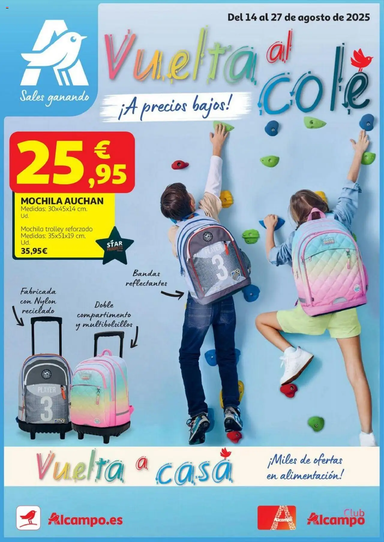 Alcampo - HP Nacional  │ válido desde el 14.08.2025 | Página: 1 | Productos: Mochila