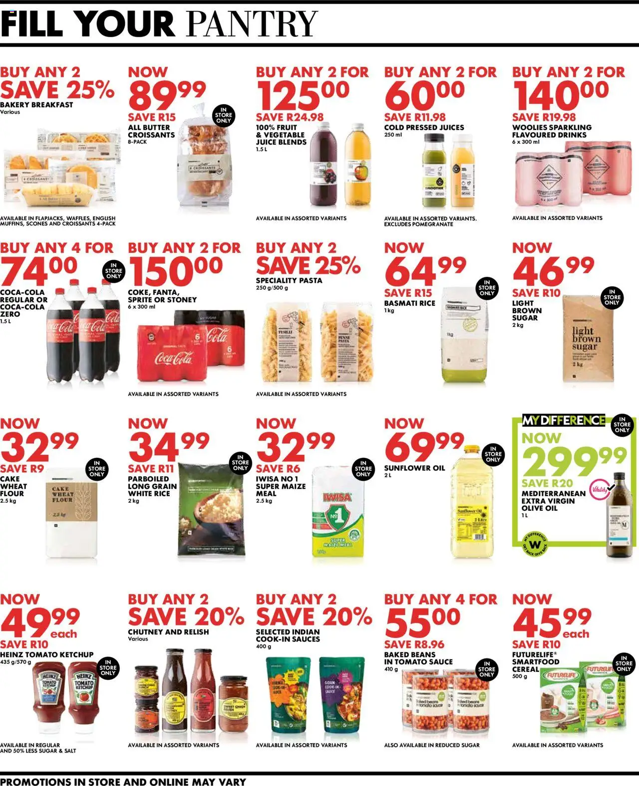 Woolworths Daily Difference - Gauteng │ valid from 04.08.2025 | Page: 4 | Products: Bakery, Stoney, Pasta, Sugar